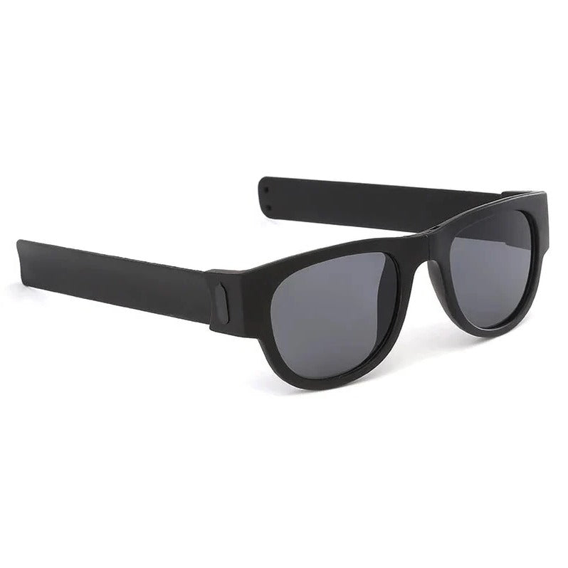 WrapShade | Faltbare Slap-Sonnenbrille Ohne Box Schwarz UV400 Decorique.de