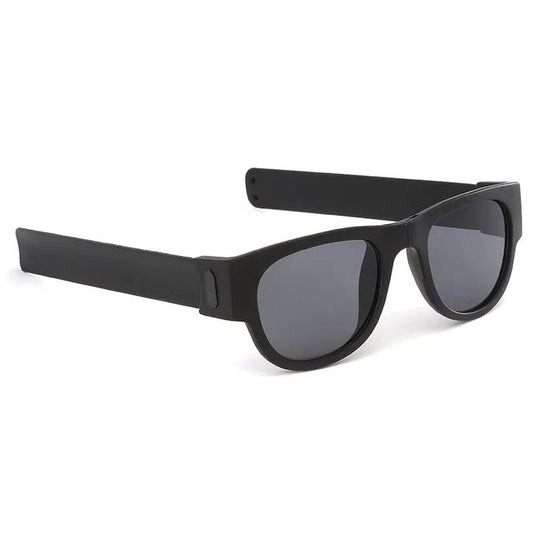 WrapShade | Faltbare Slap-Sonnenbrille Ohne Box Schwarz UV400 Decorique.de
