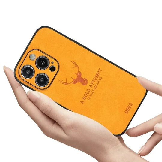 PrimeGuard | Leder iPhone Tasche - Luxuriöser stoßfester Schutz