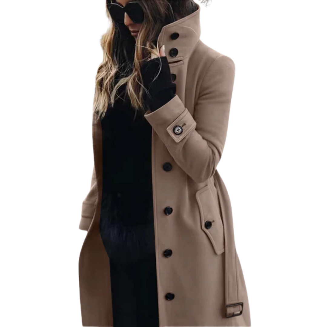 Yuna | Damen Trenchcoat – Stilvolle Wärme für den Winter Decorique.de