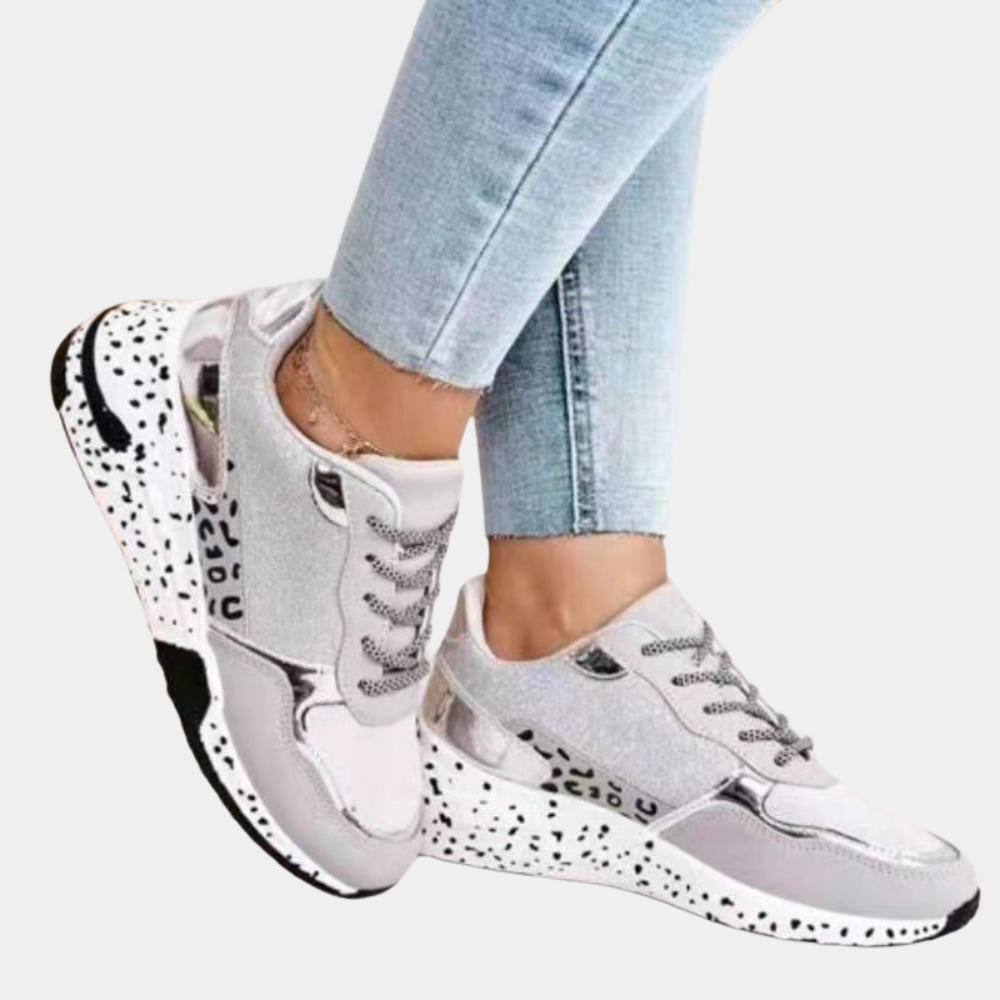 ZebraGlow | Damen-Sneaker – Auffälliger Stil mit höchstem Komfort Grau Decorique.de