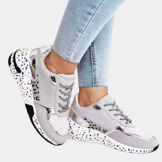 ZebraGlow | Damen-Sneaker – Auffälliger Stil mit höchstem Komfort Grau Decorique.de