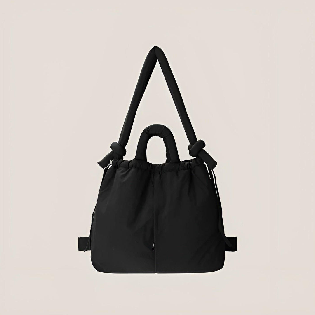 ZoeCarry | Puff-Schultertasche – Leicht und mit großem Fassungsvermögen Schwarz Decorique.de