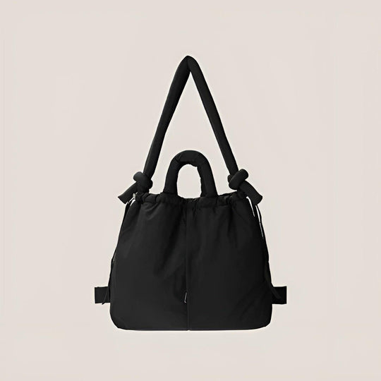 ZoeCarry | Puff-Schultertasche – Leicht und mit großem Fassungsvermögen Schwarz Decorique.de